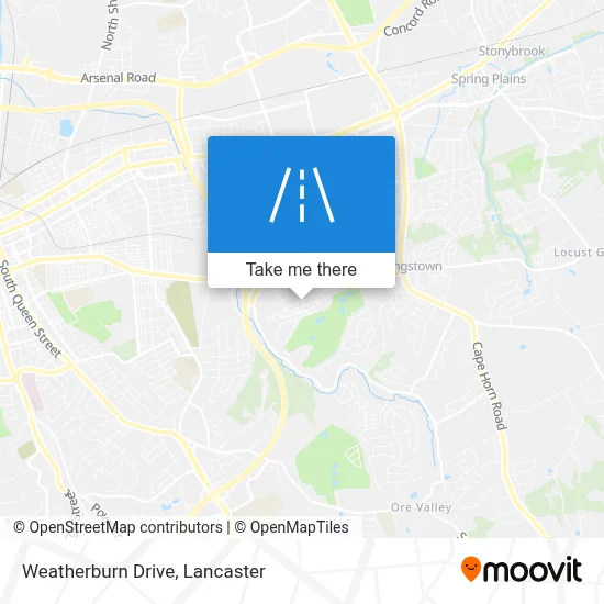 Weatherburn Drive map