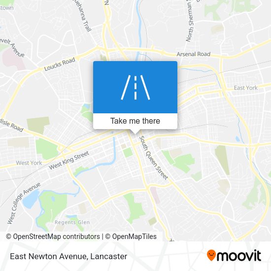 Mapa de East Newton Avenue