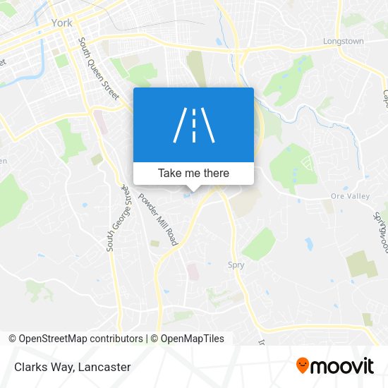 Clarks Way map