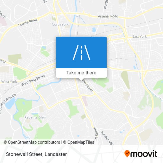 Stonewall Street map