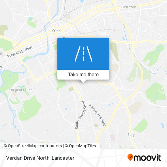 Verdan Drive North map