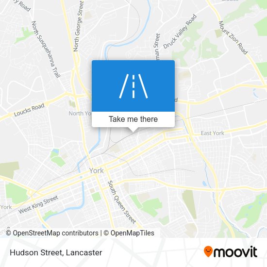 Mapa de Hudson Street