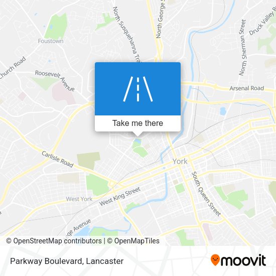 Mapa de Parkway Boulevard