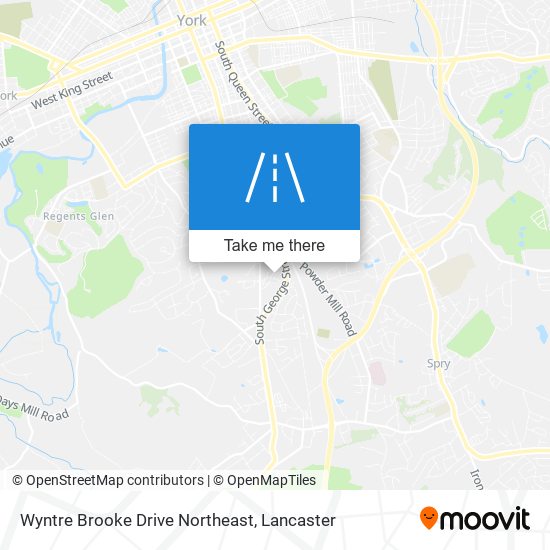 Wyntre Brooke Drive Northeast map