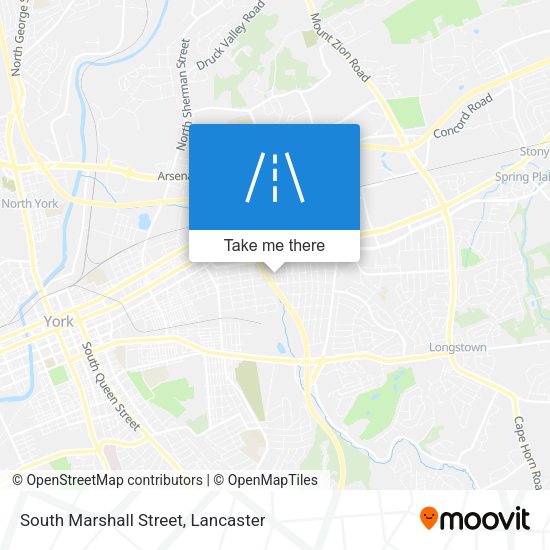 Mapa de South Marshall Street