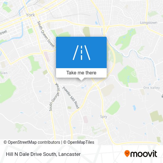 Mapa de Hill N Dale Drive South