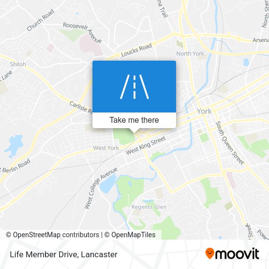 Mapa de Life Member Drive