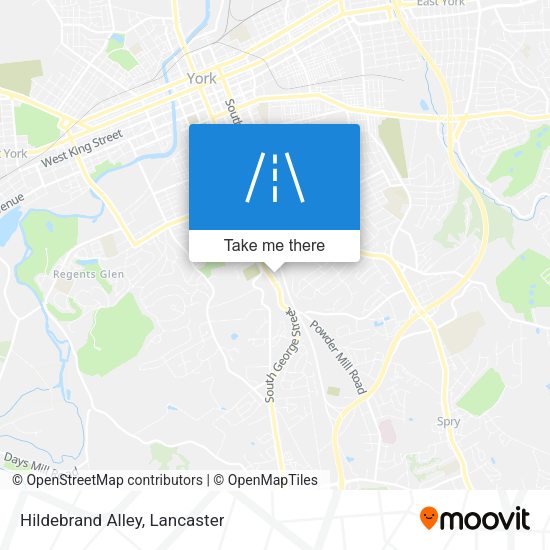 Mapa de Hildebrand Alley