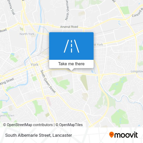 South Albemarle Street map
