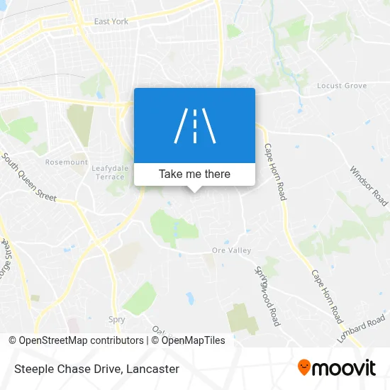 Steeple Chase Drive map