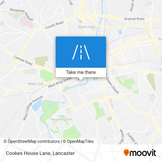 Cookes House Lane map