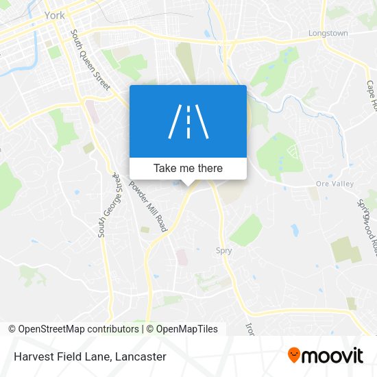 Mapa de Harvest Field Lane