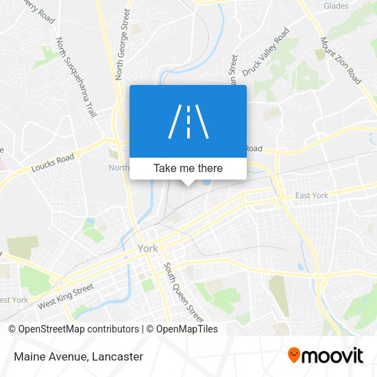 Mapa de Maine Avenue
