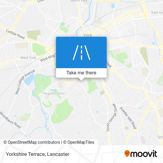 Yorkshire Terrace map