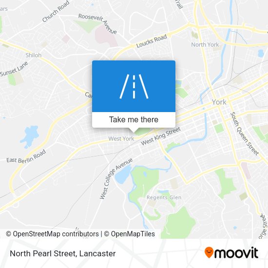 Mapa de North Pearl Street