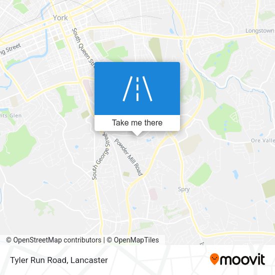 Mapa de Tyler Run Road