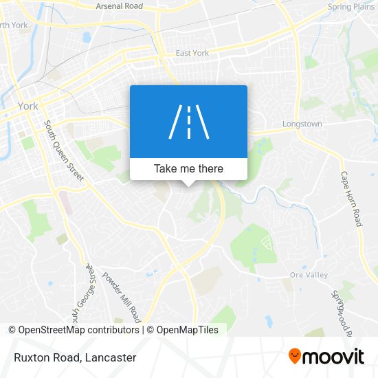 Mapa de Ruxton Road