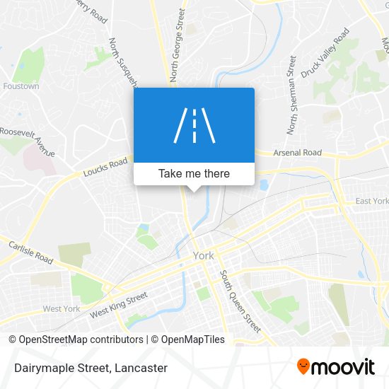Dairymaple Street map