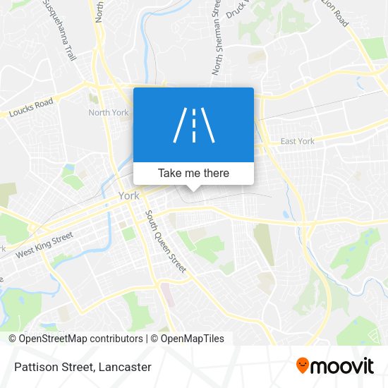 Pattison Street map
