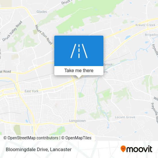 Mapa de Bloomingdale Drive