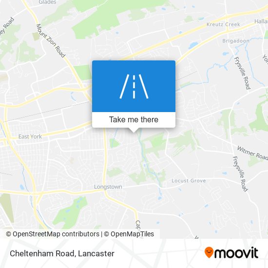 Cheltenham Road map