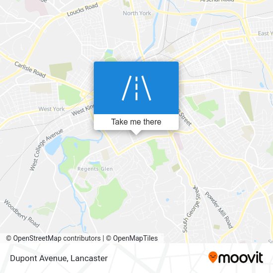 Mapa de Dupont Avenue