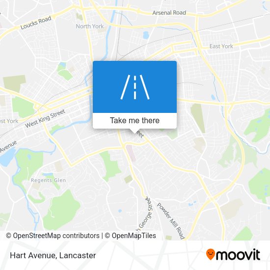 Mapa de Hart Avenue