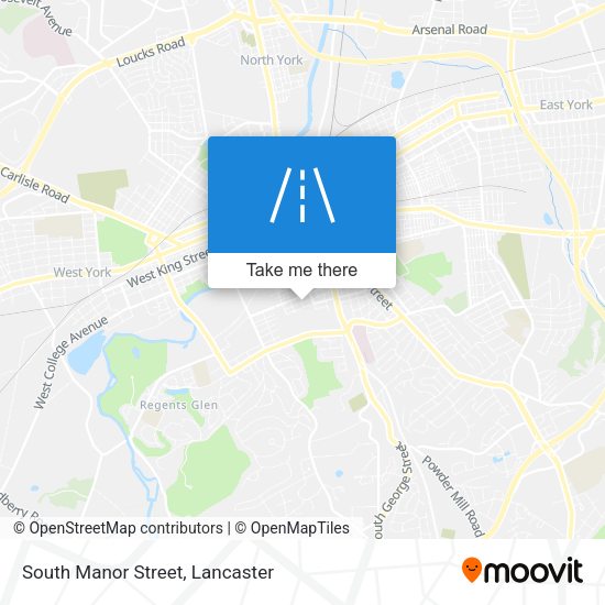 South Manor Street map
