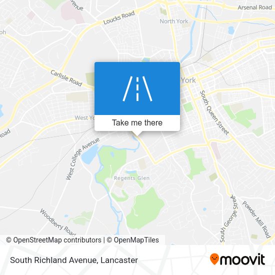 South Richland Avenue map