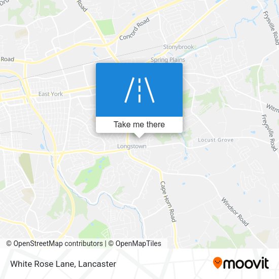 Mapa de White Rose Lane