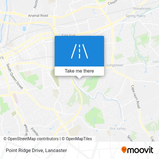 Mapa de Point Ridge Drive