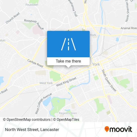 North West Street map
