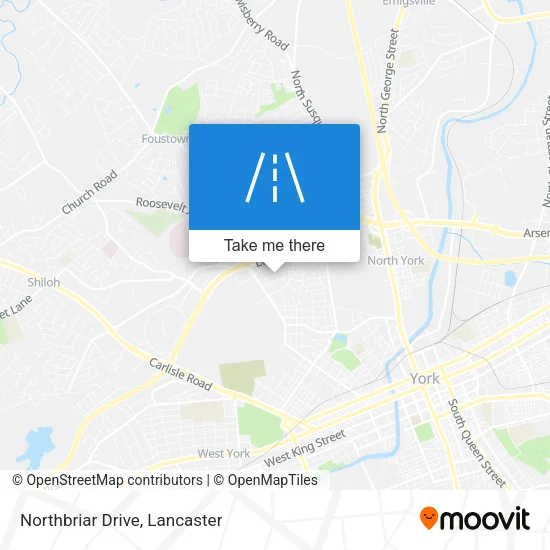 Northbriar Drive map