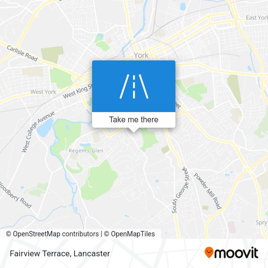 Mapa de Fairview Terrace