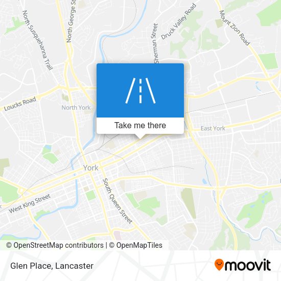 Mapa de Glen Place