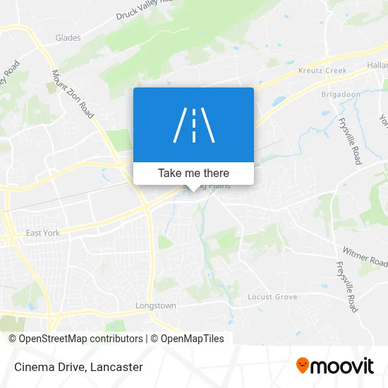 Cinema Drive map