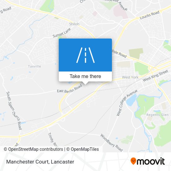 Mapa de Manchester Court