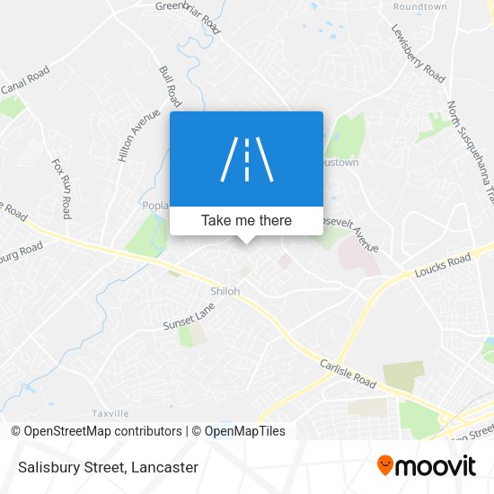 Salisbury Street map