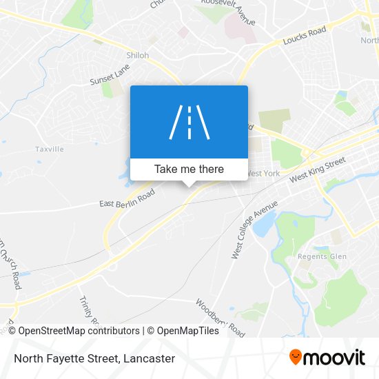 North Fayette Street map