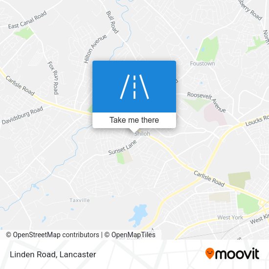 Mapa de Linden Road