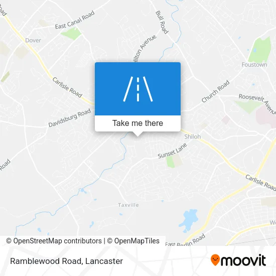 Ramblewood Road map