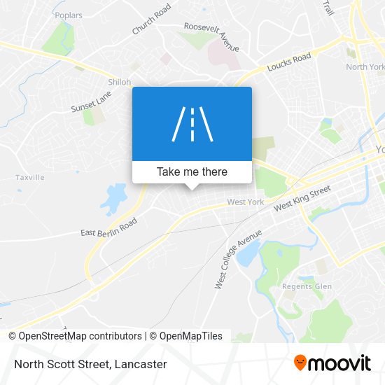 Mapa de North Scott Street