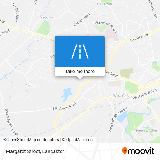 Mapa de Margaret Street