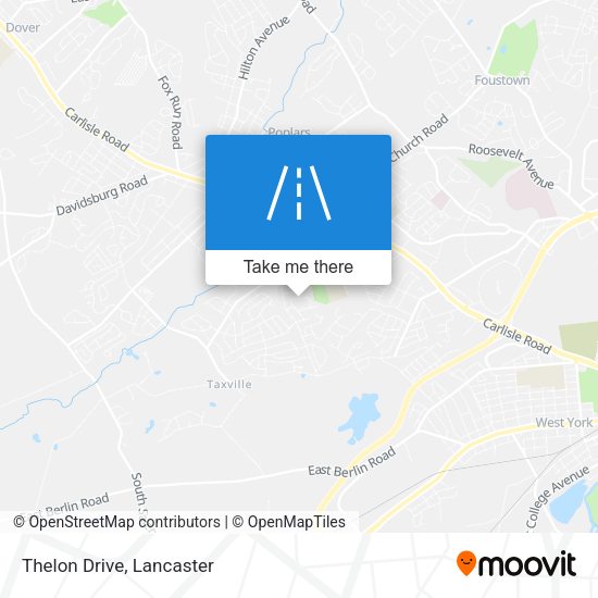 Thelon Drive map