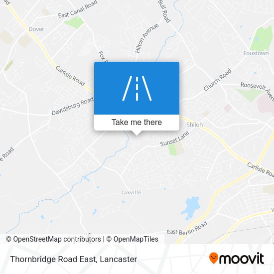 Thornbridge Road East map