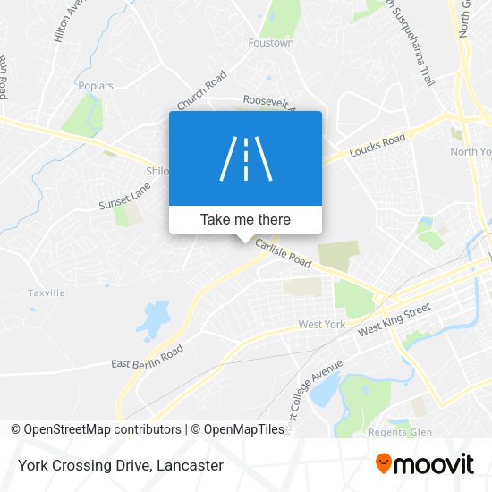 York Crossing Drive map