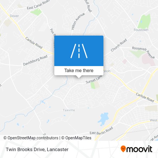 Mapa de Twin Brooks Drive