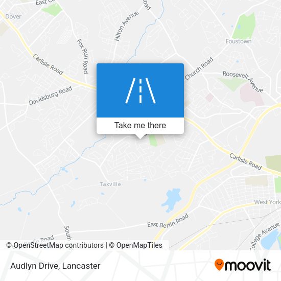 Mapa de Audlyn Drive