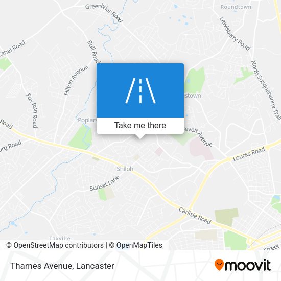 Mapa de Thames Avenue