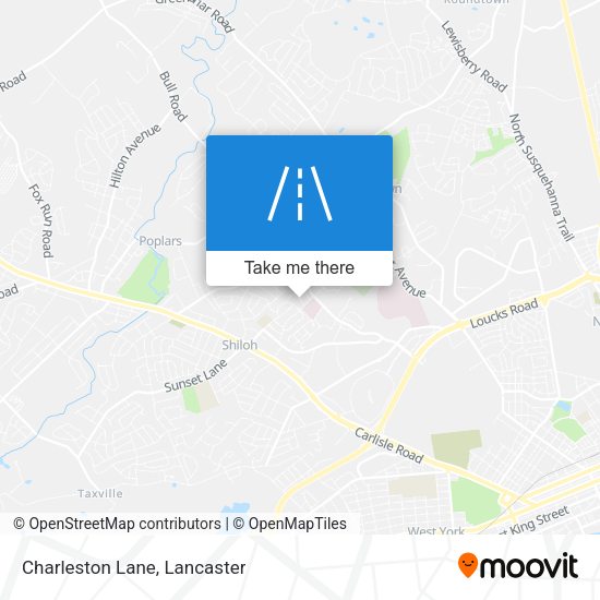 Mapa de Charleston Lane